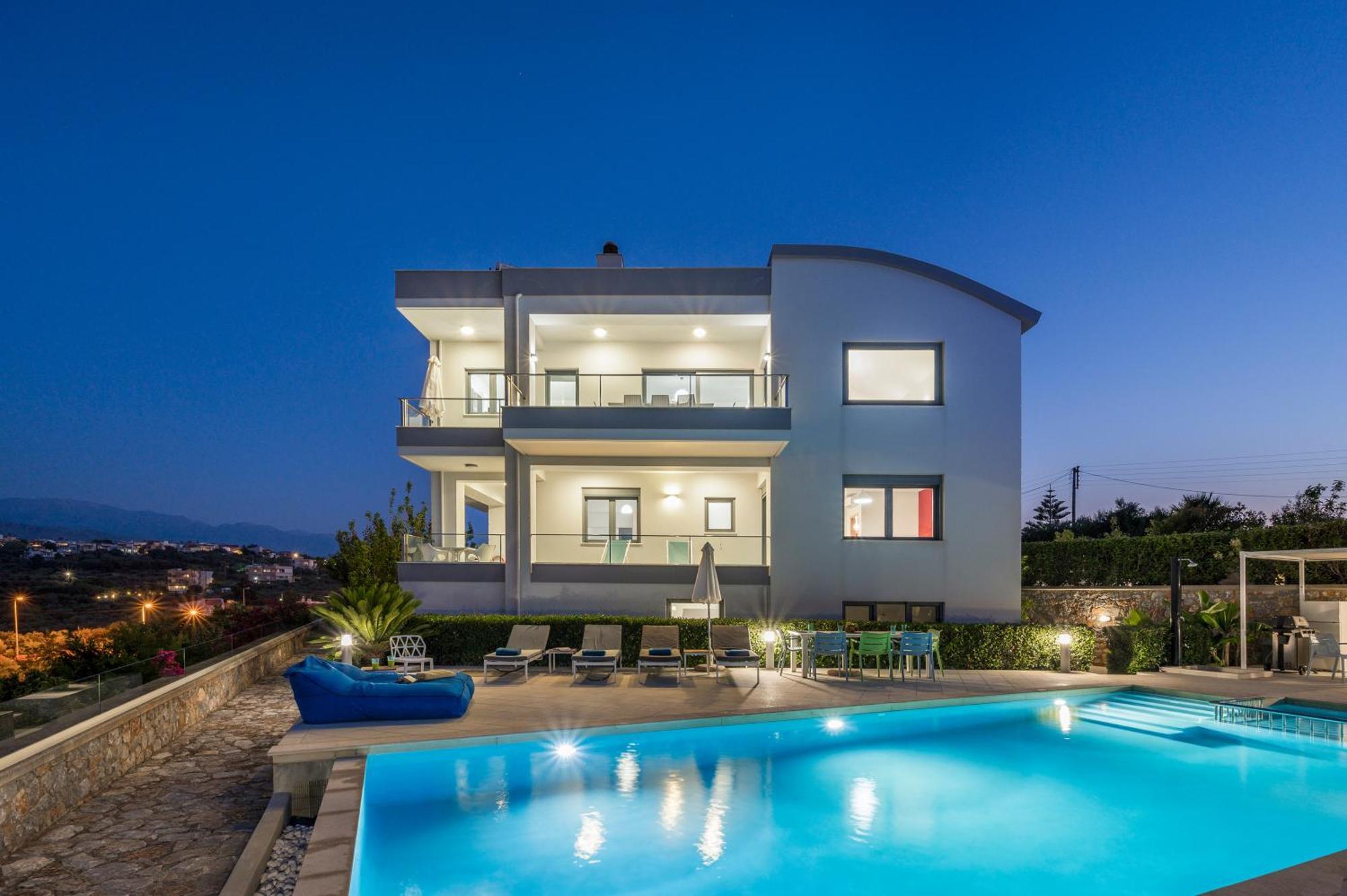 Elysium Seaview Oasis Villa Kato Galatas Eksteriør billede