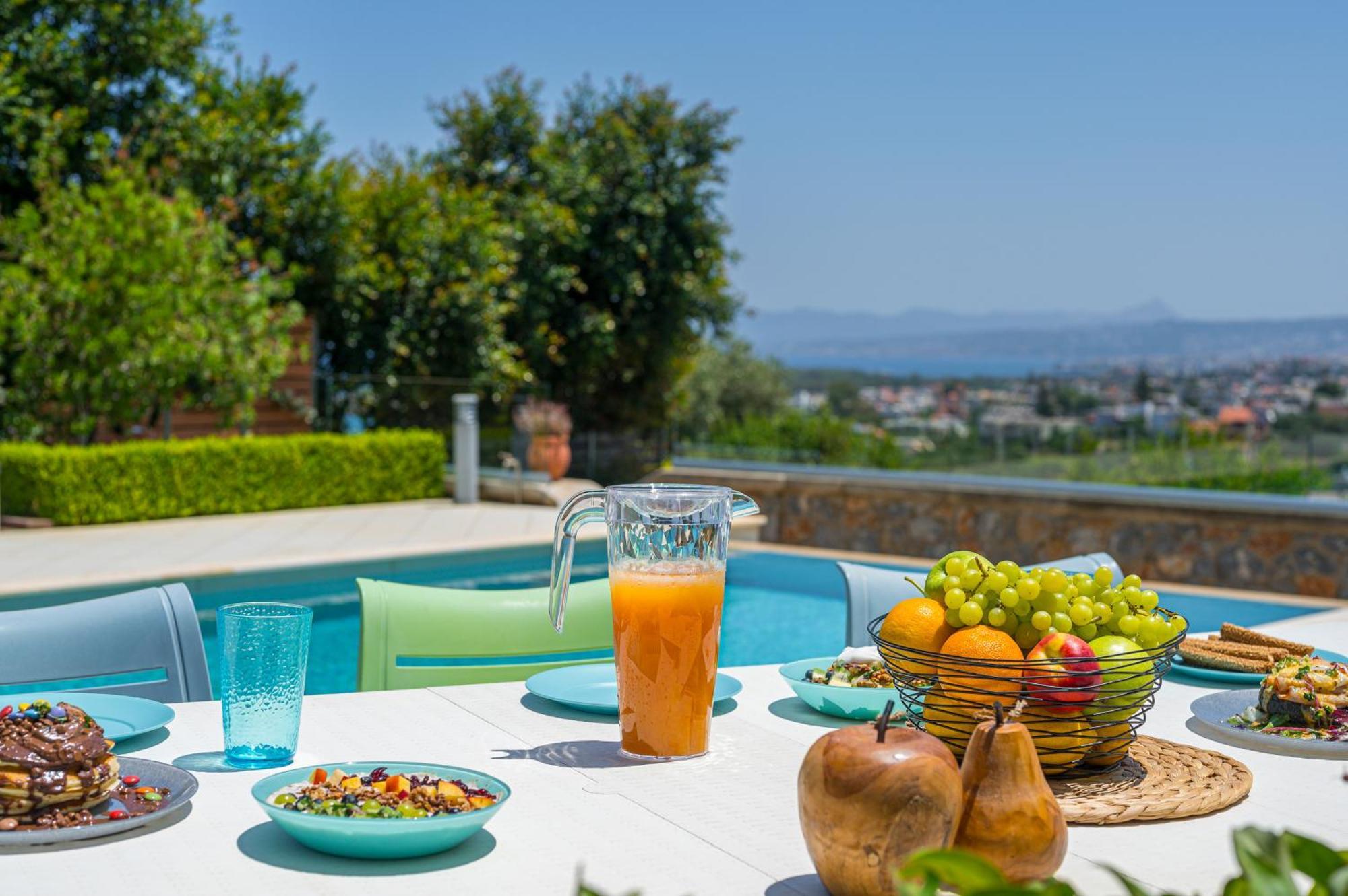 Elysium Seaview Oasis Villa Kato Galatas Eksteriør billede