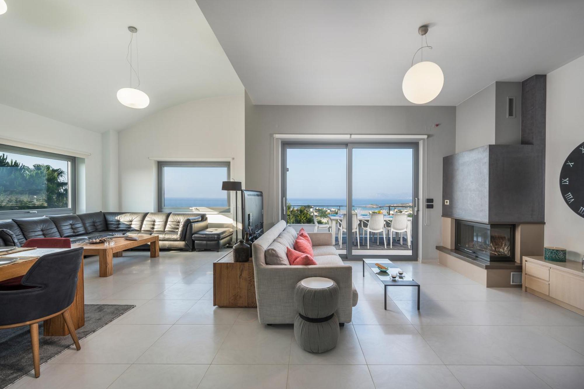 Elysium Seaview Oasis Villa Kato Galatas Eksteriør billede