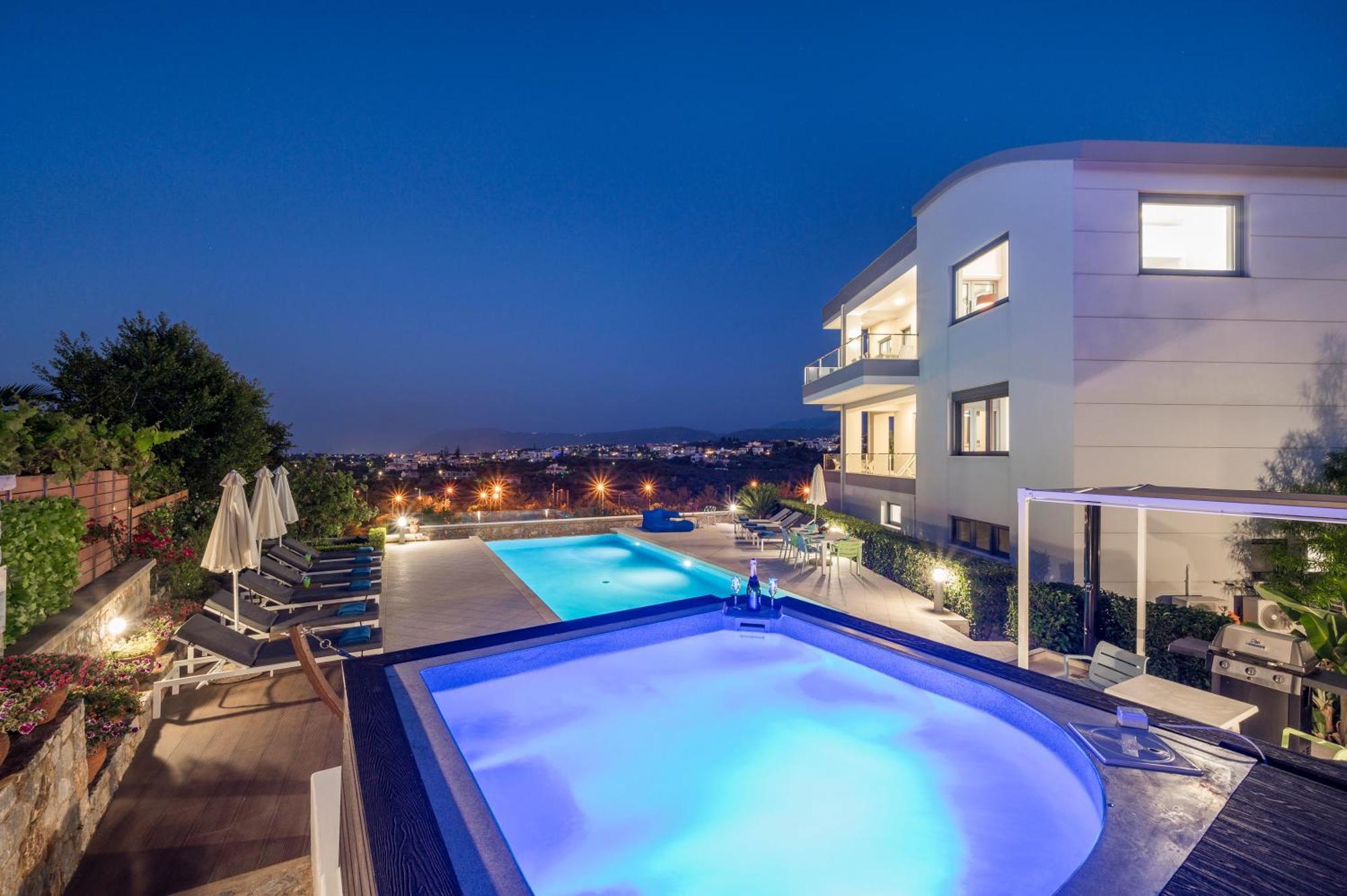Elysium Seaview Oasis Villa Kato Galatas Eksteriør billede